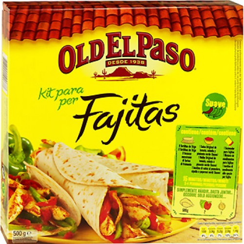 OLD EL PASO Fajitas Kit caja 500 grs